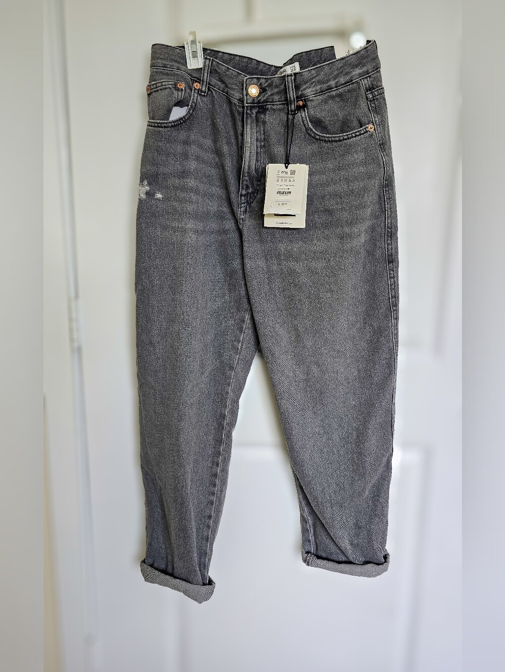 Women Washed Grey Relaxed Fit Jeans